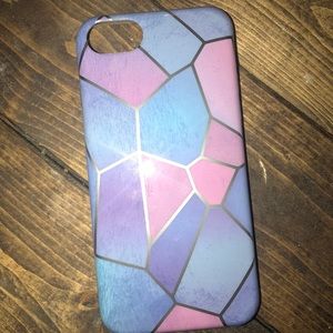Geo White & Gold Marble IPhone 8 Case